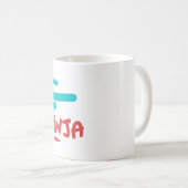 LABRADOR NINJA - MEDIZINISCHER LABRADOR WISSENSCHA KAFFEETASSE (VorderseiteRechts)