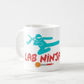 LABRADOR NINJA - MEDIZINISCHER LABRADOR WISSENSCHA KAFFEETASSE (Vorderseite Links)
