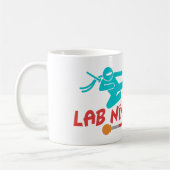 LABRADOR NINJA - MEDIZINISCHER LABRADOR WISSENSCHA KAFFEETASSE (Links)