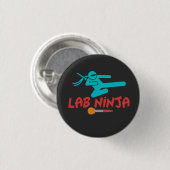 LABRADOR NINJA - SCHALTFLÄCHE FÜR MEDIZINISCHE LAB BUTTON (Vorne & Hinten)