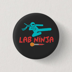 LABRADOR NINJA - SCHALTFLÄCHE FÜR MEDIZINISCHE LAB BUTTON