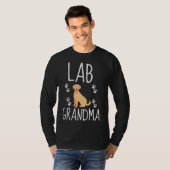 Labrador Oma Vector Labrador Retriever T-Shirt (Vorne ganz)