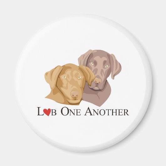 Labrador One Another Labrador Shirts Magnet (Vorne)