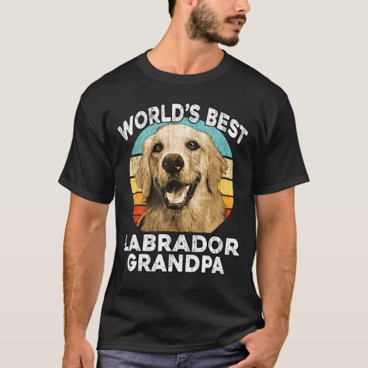 Labrador Opa - Welten Bester Labrador Großvater Do T-Shirt (Vorderseite)