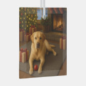 Labrador ornament aus glas (Vorderseite Rechts)