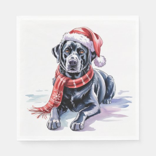 Labrador-Papier-Serviette Serviette (Vorderseite)