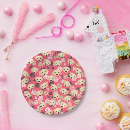 Labrador-Papierplatte Pappteller (Party)