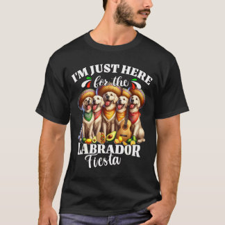Labrador-Party hier für Cinco de Mayo Labrador  T-Shirt