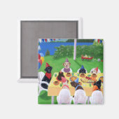 Labrador-Party Magnet (Vorderseite/Rückseite)