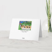 Labrador-Party-Malerei Karte (Rückseite)