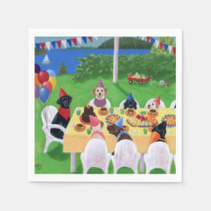 Labrador-Party-Malerei Serviette