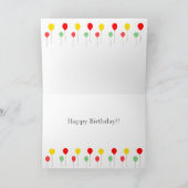 Labrador Party Painting Geburtstagskarte Karte (Innenseite)