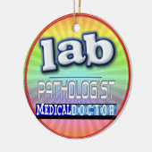 LABRADOR PATHOLOGIST LOGO KERAMIK ORNAMENT (Links)