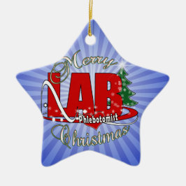 LABRADOR PHLEBOTOMIST CHRISTMAS KERAMIKORNAMENT