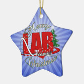 LABRADOR PHLEBOTOMIST CHRISTMAS KERAMIKORNAMENT (Links)