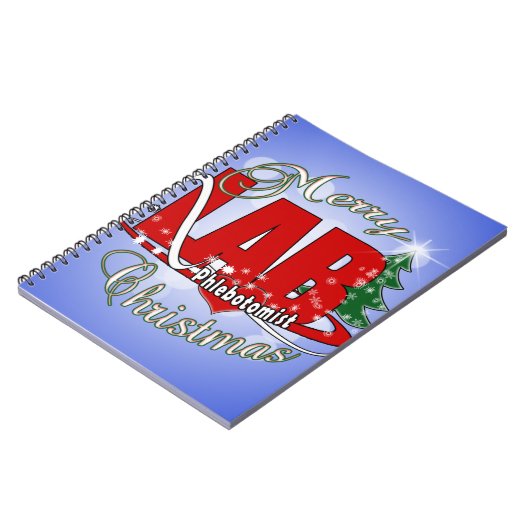 LABRADOR PHLEBOTOMIST CHRISTMAS NOTIZBLOCK (Linke Seite)