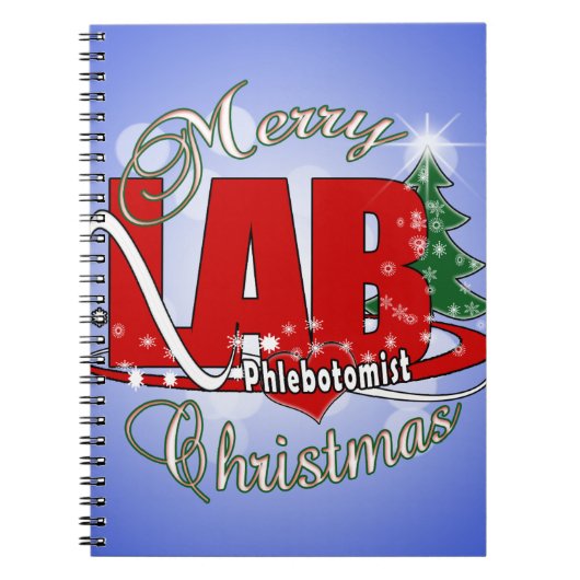 LABRADOR PHLEBOTOMIST CHRISTMAS NOTIZBLOCK (Vorderseite)