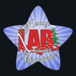 LABRADOR PHLEBOTOMIST CHRISTMAS Stern-Aufkleber<br><div class="desc">LABRADOR PHLEBOTOMIST CHRISTMAS BIG RED LABRADOR ABREVIATION MERRY CHRISTMAS - Celebrate PHLEBOTOMY VENIPUNKTURIST BLUT ZEICHN</div>