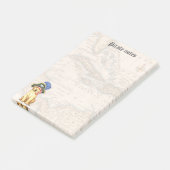 Labrador-Pirat Post-it Klebezettel (angewinkelt)