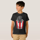 Labrador Popcorn T-Shirt (Vorne ganz)