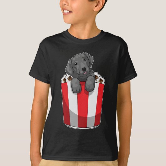 Labrador Popcorn T-Shirt (Vorderseite)