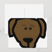 Labrador Postkarte (Vorne/Hinten)