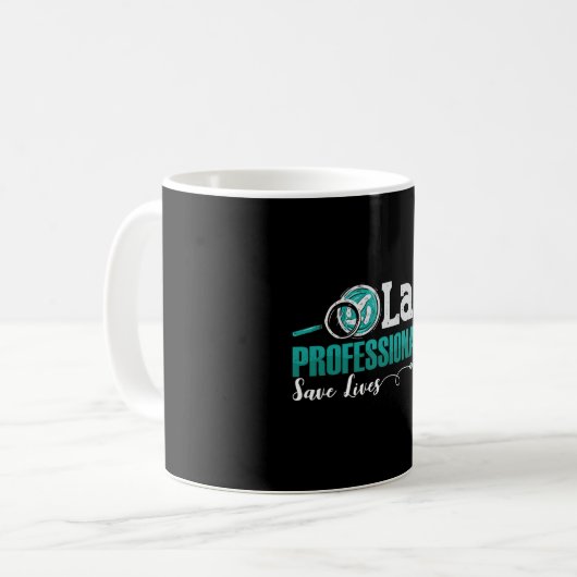 Labrador Professionals Rette Laborassistent Kaffeetasse (Vorderseite Links)