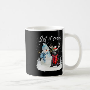Labrador Pup Santa Dog Weihnachtsschneemann Xmas P Kaffeetasse