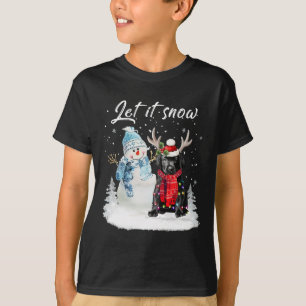 Labrador Pup Santa Dog Weihnachtsschneemann Xmas P T-Shirt