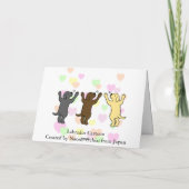 Labrador Puppies Karte (Rückseite)