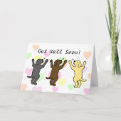 Labrador Puppies Karte (Vorderseite)