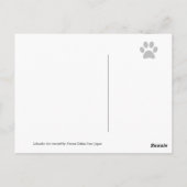 Labrador Puppies Lesen von Cartoon Postkarte (Rückseite)