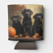 Labrador Puppy Autumn Delight Pumpkin Dosenkühler (Rückseite)