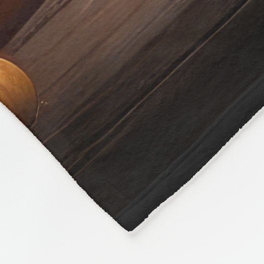 Labrador Puppy Autumn Delight Pumpkin Fleecedecke (Ecke)