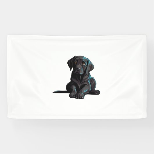 Labrador Puppy Banner (Horizontal)