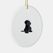 Labrador Puppy Keramik Ornament (Rechts)