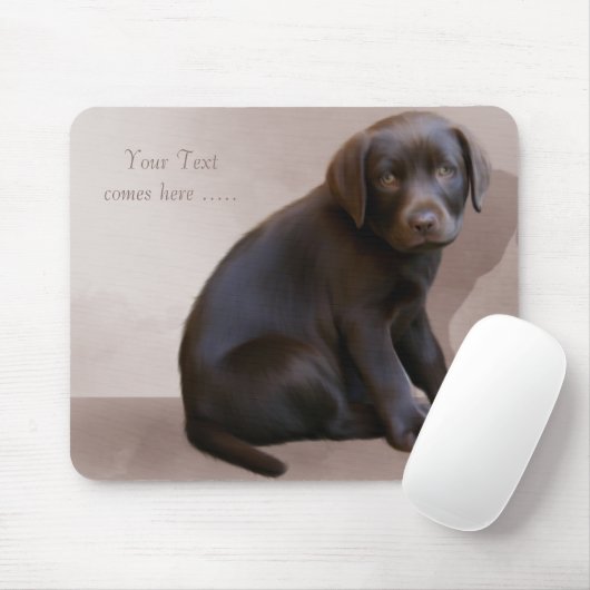 Labrador Puppy Mousepad (Mit Mouse)