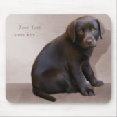 Labrador Puppy Mousepad (Vorne)