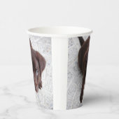 Labrador Puppy Pappbecher (Rechts)