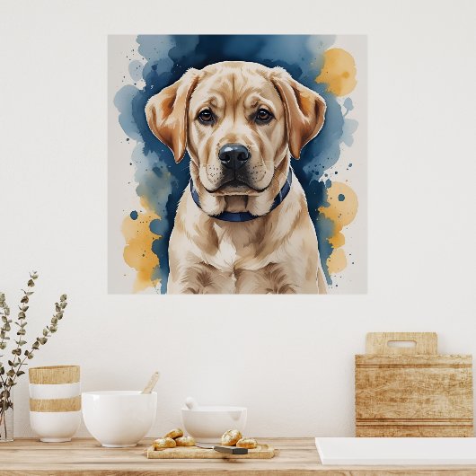 Labrador Puppy Poster | Wall Art (Küche)