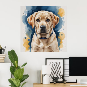 Labrador Puppy Poster   Wall Art