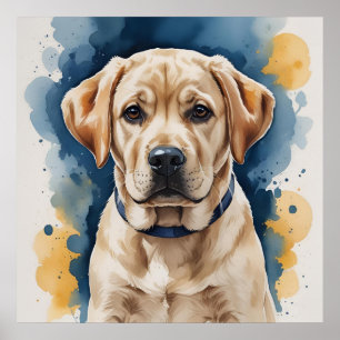 Labrador Puppy Poster   Wall Art