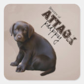 Labrador Puppy Sticker (Vorderseite)