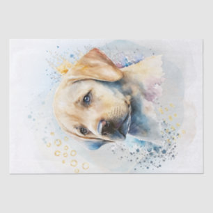 Labrador Puppy Watercolor Seidenpapier