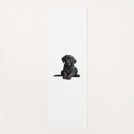 Labrador Puppy Yogamatte (Vorderseite)