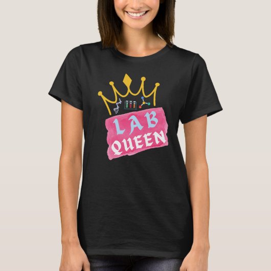 Labrador Queen - Laboratorin T-Shirt (Vorderseite)