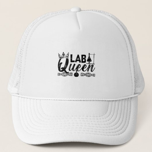 Labrador Queen Labrador Tech Laborchemist Technike Truckerkappe (Vorderseite)