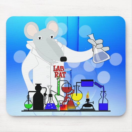Labrador RAT CHEMISTRY Mousepad (Vorne)