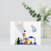 Labrador RAT CHEMISTRY Postkarte (Stehend Vorderseite)