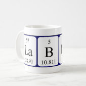 Labrador Rat Periodische Tasse (Vorderseite Links)